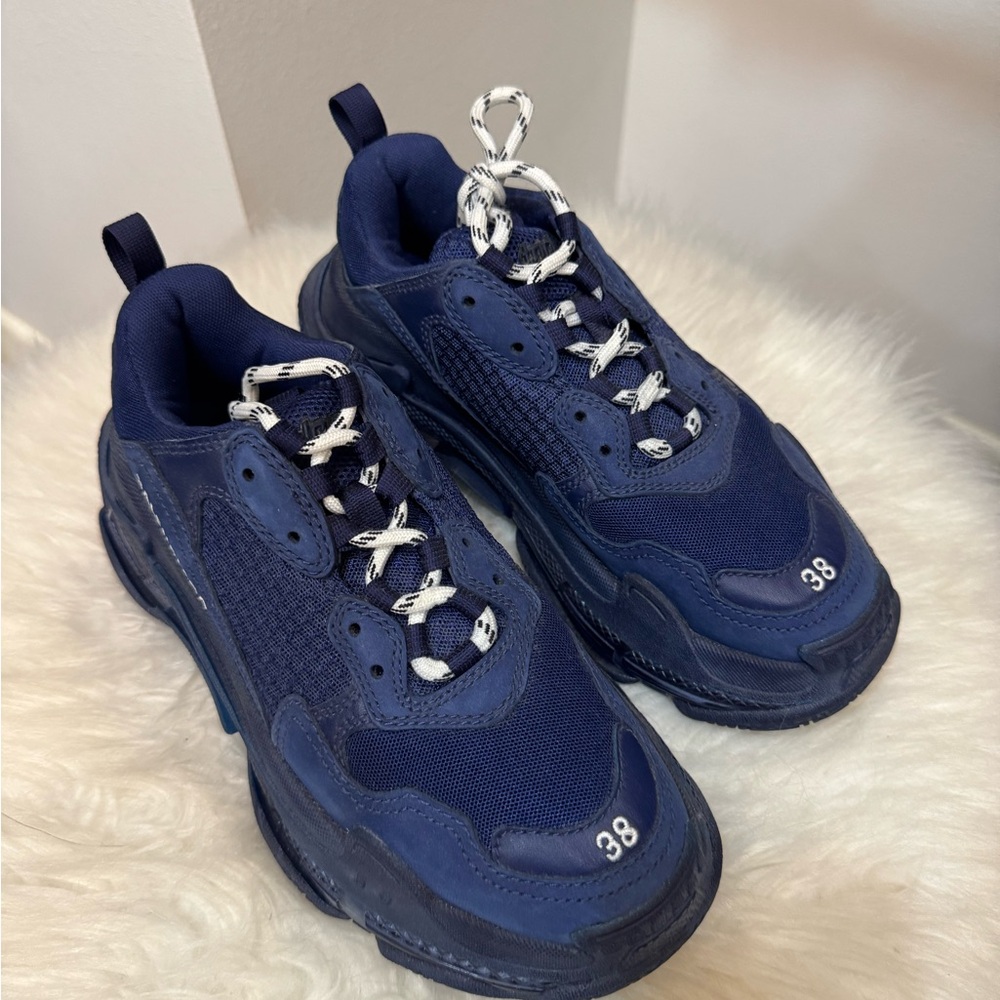 Woman’s Balenciaga Blue Sneakers